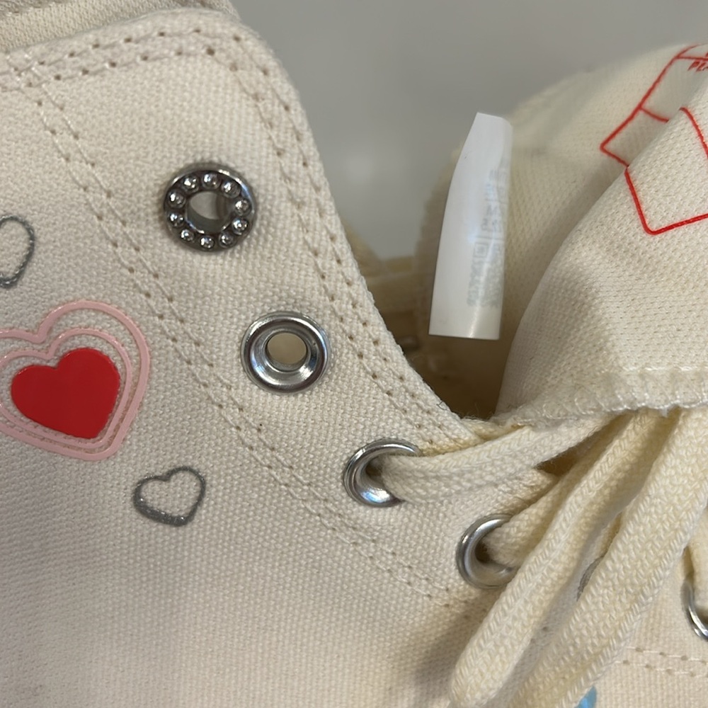 CONVERSE CHUCK TAYLOR RARE   Run Star Hike Platform Y2K HEART sneakers. - Picture 13 of 15